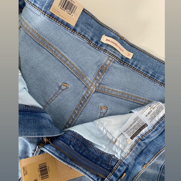 Levi’s 314 SHAPING STRAIGHT WOMEN'S JEANS - Picture 6 of 9